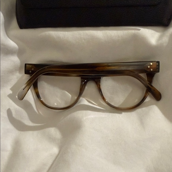Celine Brown Ombré Tortoise Eyeglasses with Black Case - Picture 3 of 7